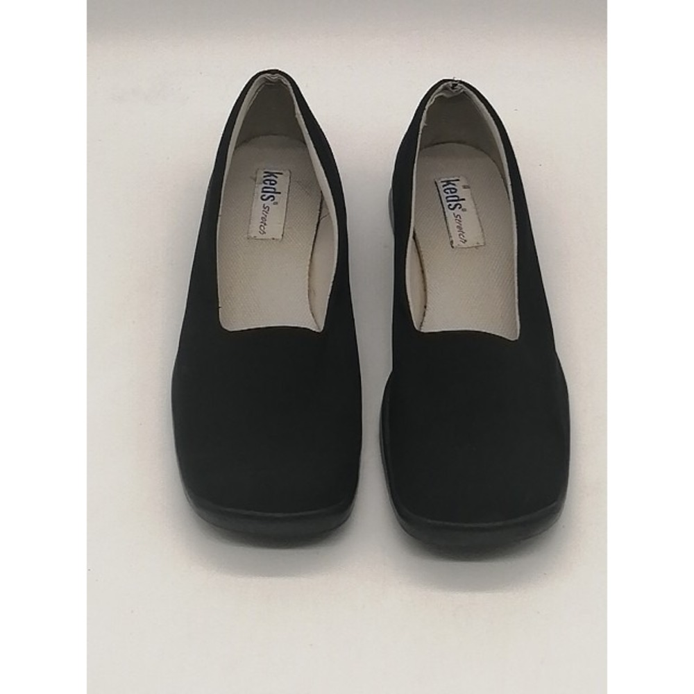 Keds Loafers Womens Black 9 Slip On Walking Shoes Stretch Comfort 21140M
